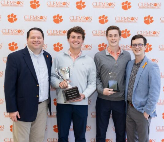 Fraternity and Sorority Life recognizes outstanding students and chapters for 2022-23 Clemson Chapter of the Year honorees.