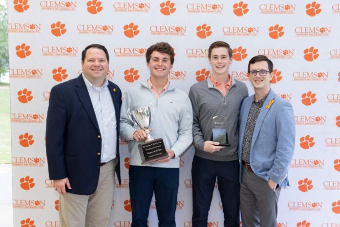 Clemson Chapter of the Year honorees.