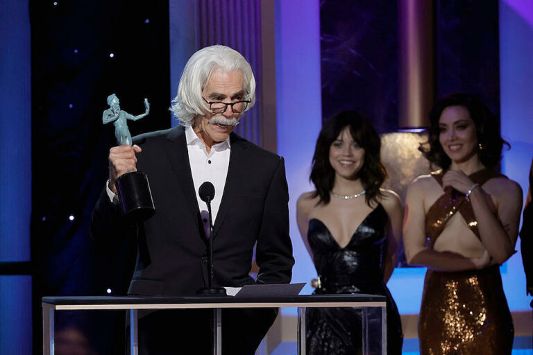 Sam Elliott Collects a Screen Actors Guild Award for ‘1883’
