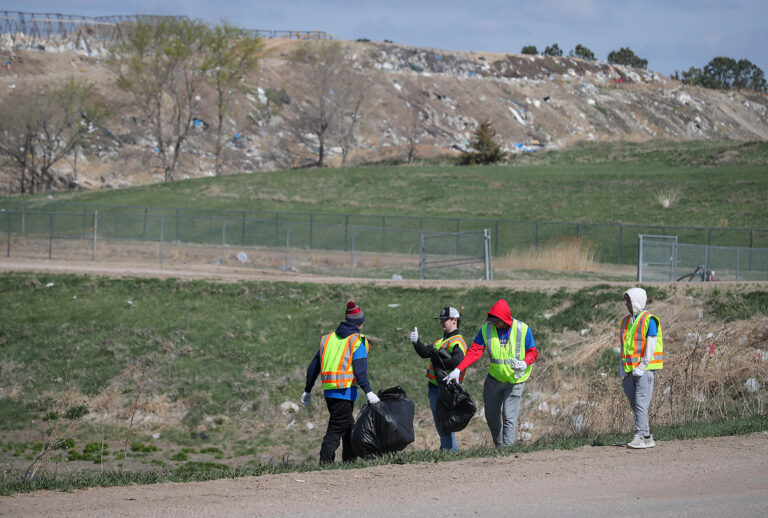 ‘That’s what UNK is about’: Lopers give back to community during annual Big Event
