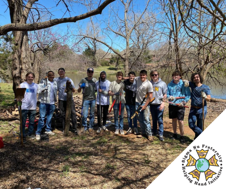 Sigma Nu chapter kicks off Founders’ Month of Service