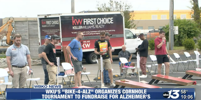 WKU's "Bike-4-Alz" organizes cornhole tournament to fundraise for Alzheimer's.