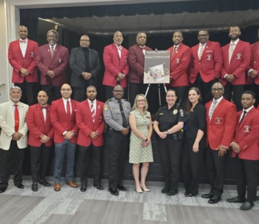 Over 100 attend Conyers-Covington Kappa Alpha Psi Fraternity Spring community town hall.