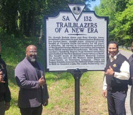 Prominent African American family receives historic marker at Evergreen Cemetery The 'Trailblazers of a New Era' marker was revealed on Saturday, May 20.(Photo via Tyler Parker)