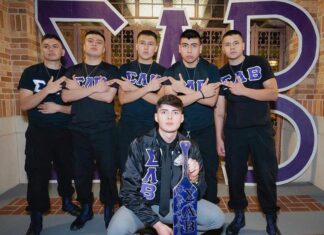 Sigma Lambda Beta brothers at UT-Austin.