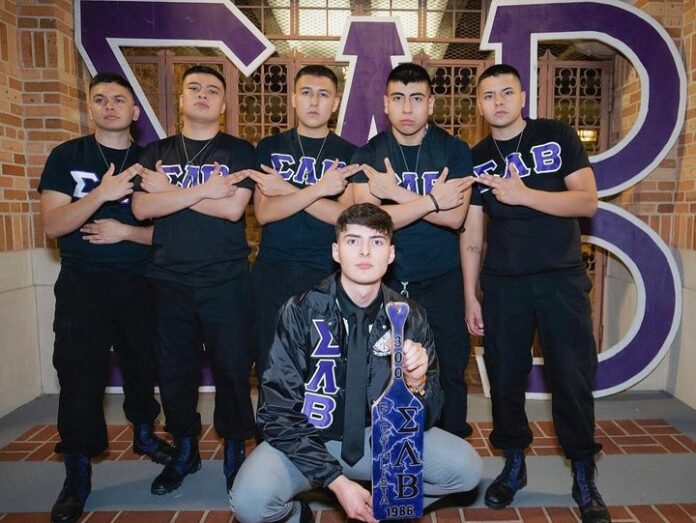 Sigma Lambda Beta brothers at UT-Austin.