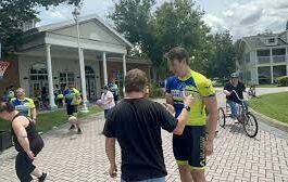 Dylan Kraft participated in Gear Up Florida earlier this summer. The ride has seen more than 500 Pi Kappa Phi men participate in the event, which raises money to benefit people with disabilities. [Courtesy of Dylan Kraft]