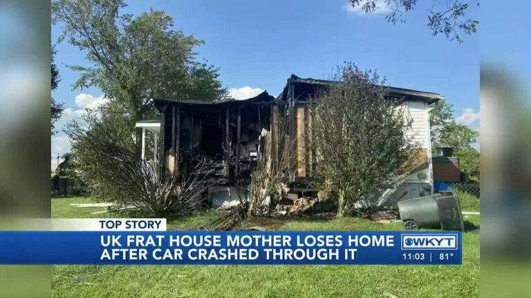 UK fraternity raises money for house mother displaced by fire