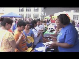 Local members of the Kappa Alpha Psi fraternity host 9th annual Back-to-School block party for peace