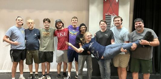 TKE fraternity helps with TCP production