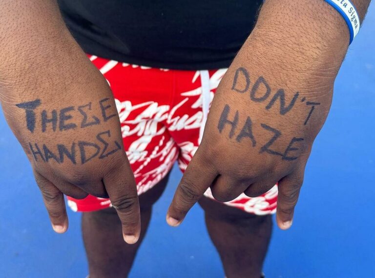 Greek Life Council wraps up Anti-Hazing Week with ‘These Hands Don’t Haze Yardfest’
