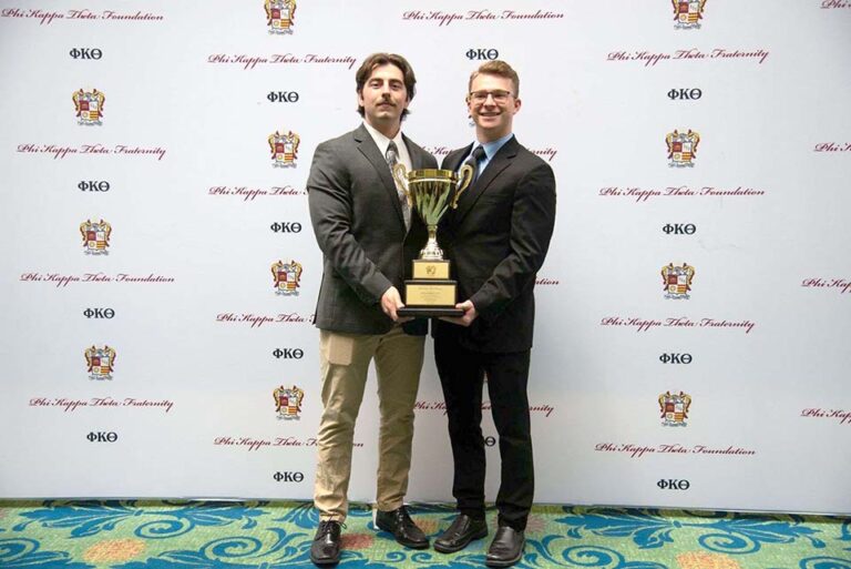 Trine’s Phi Kappa Theta chapter honored with Founder’s Cup