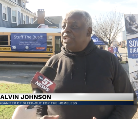 Local fraternity chapter wraps up sixth annual ‘Sleep-Out for Homeless’