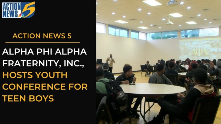 Alpha Phi Alpha Fraternity, Inc., hosts youth conference for teen boys
