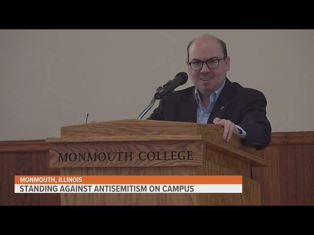 Monmouth College fraternity hosts talk to fight against antisemitism