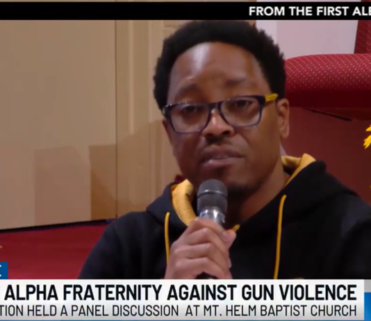 Alpha Phi Alpha fraternity takes a stance against gun violence in Jackson