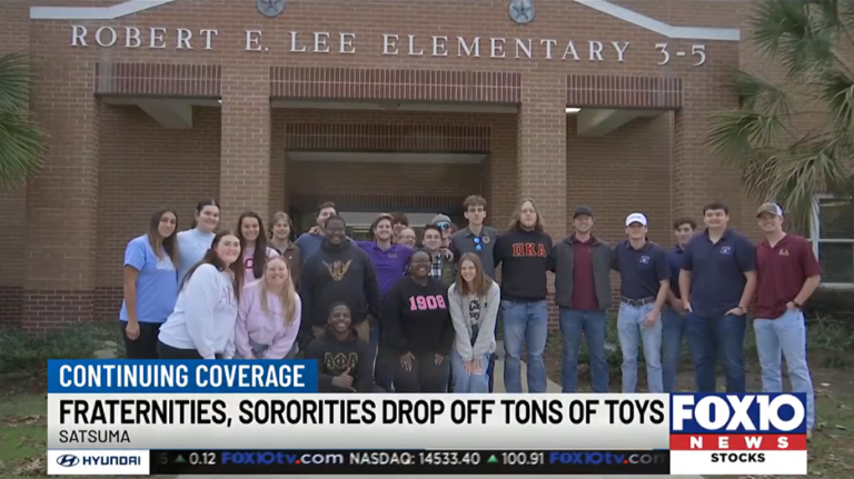 Fraternities, sororities make season bright for Satsuma families