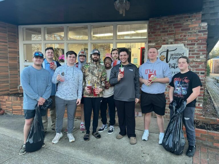 Brothers clean up downtown area