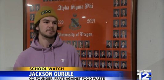 UO fraternity fights back against food waste