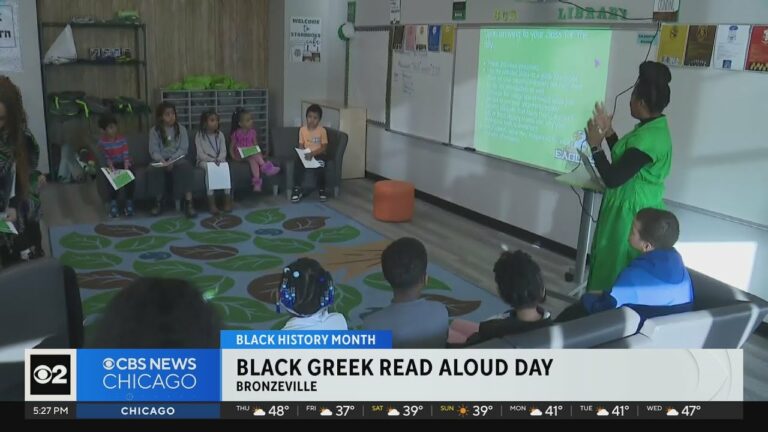 DIVINE NINE MEMBERS TEAM UP TO READ TO CHICAGO’S CHILDREN