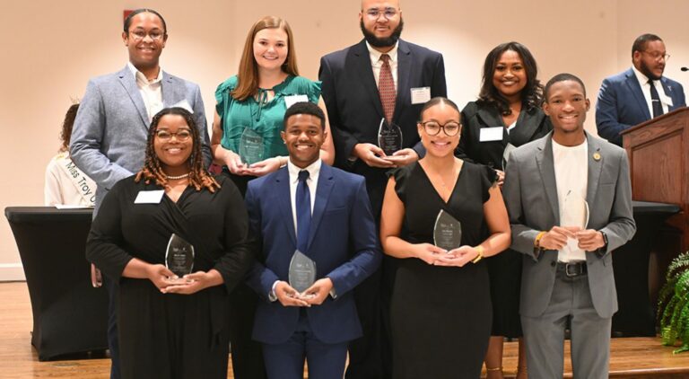 Eight TROY students receive Lamar P. Higgins Leadership Award