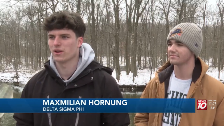 MSU Fraternity takes responsibility of protecting the Red Cedar River
