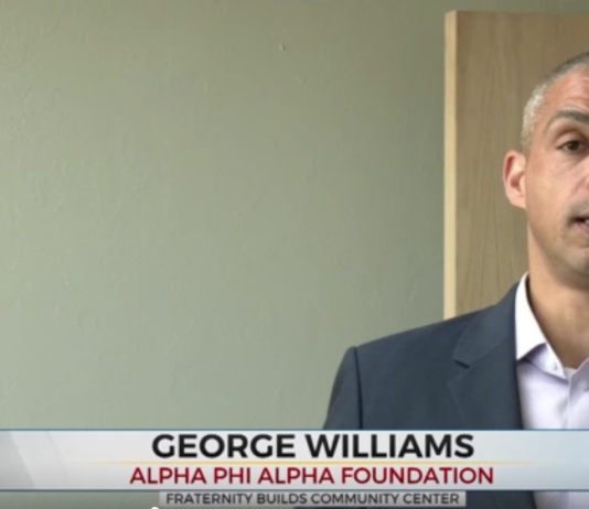 LOCAL FRATERNITY COMPLETES FIRST PHASE OF BUILDING LOCAL COMMUNITY CENTER