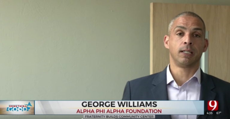 LOCAL FRATERNITY COMPLETES FIRST PHASE OF BUILDING LOCAL COMMUNITY CENTER