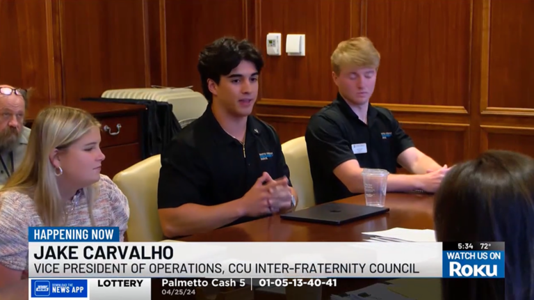 CCU sororities, fraternities work with campus leaders to break stigma, improve campus experience