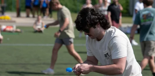 Photo: Charlotte Greek Life celebrated the end of the fall semester with Airband, Greek Games, and Yard Fest.