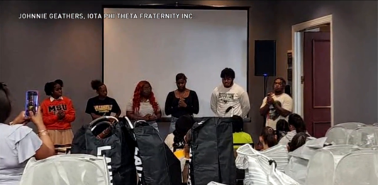 Iota Phi Theta Fraternity holds college signing day celebration