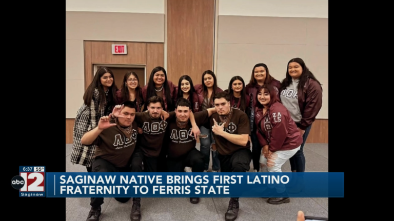 Saginaw native helps bring a Latino fraternity to Ferris State University