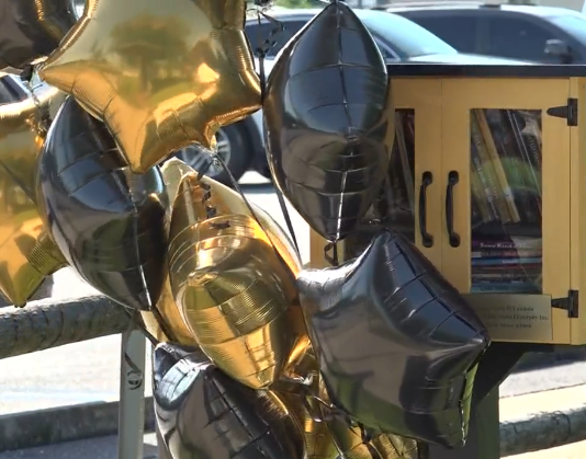 Free little library unveiled at Moody Avenue Park in Jacksonville