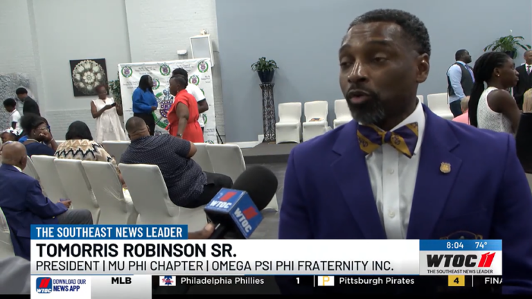 Mu Phi chapter of Omega Psi Phi holds scholarship giveaway