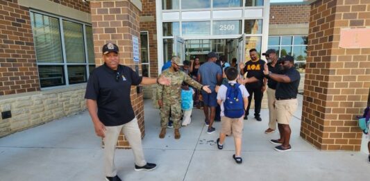 Fraternity Chapter Welcomes PWCS Students Back to School