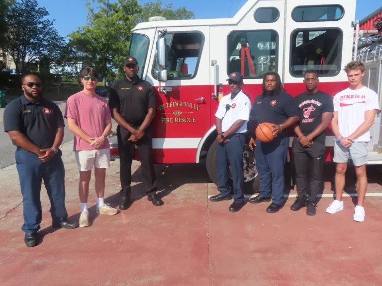 GCSU fraternity, sororities team up to help Milledgeville Fire Rescue Services