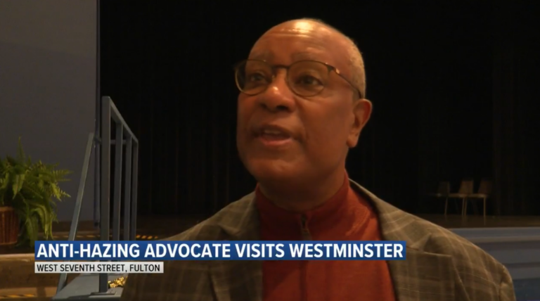 Anti-hazing advocate encourages Westminster College students to ‘take a stand’