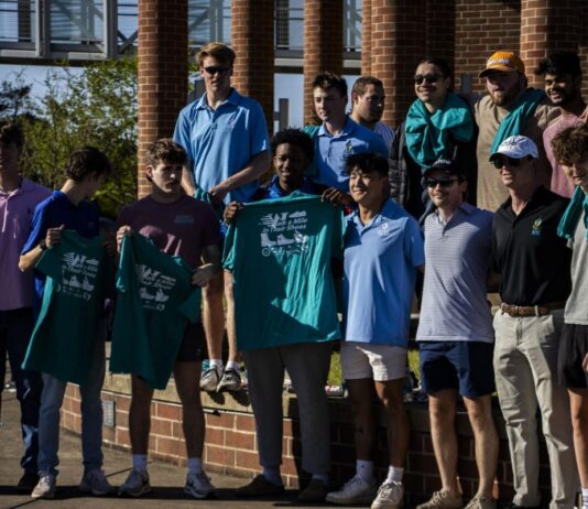 Students Walk a Mile in Their Shoes for domestic violence and sexual assault awareness