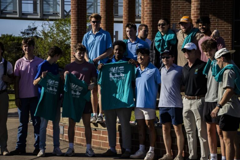 Students Walk a Mile in Their Shoes for domestic violence and sexual assault awareness