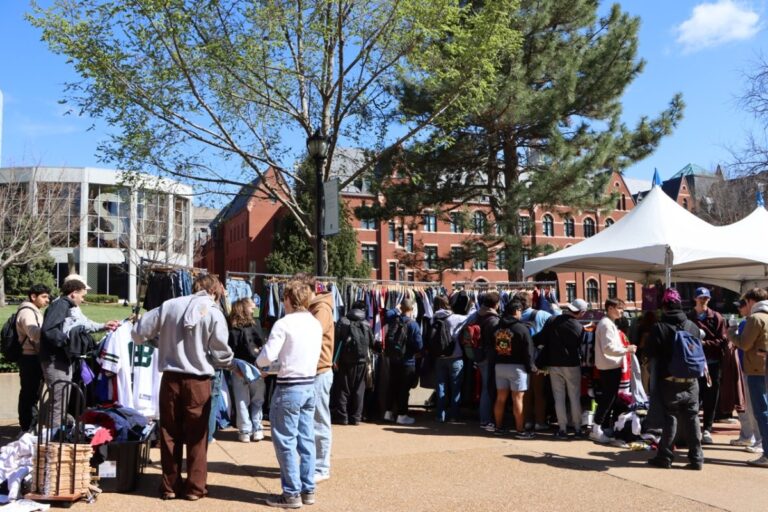 Saint Louis University fraternity hosts vintage market on campus, merging business with strong social missions