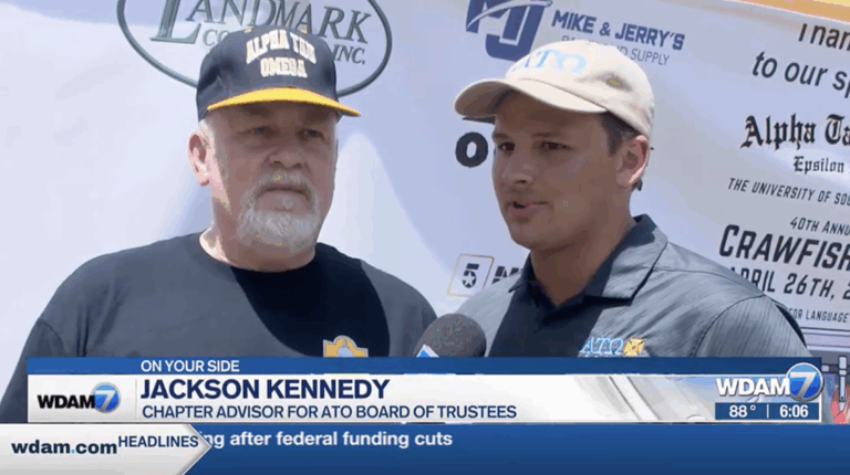 ATO raises over $23k for The DuBard School at USM
