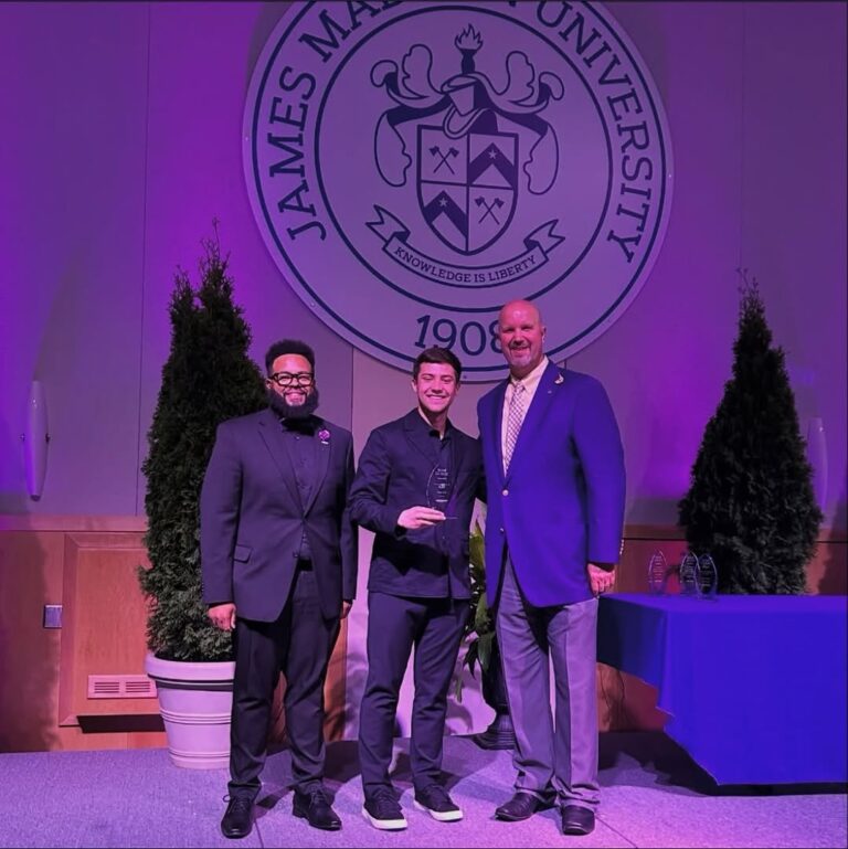 Grob named JMU Fraternity Man of the Year