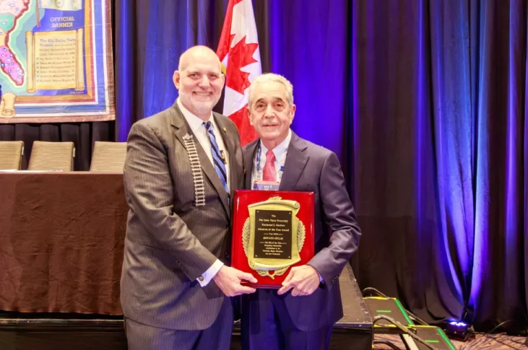Phi Delta Theta Awards Howard Gellis the Raymond L. Gardner Alumnus of the Year Award