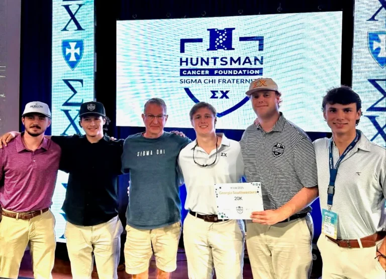 Georgia Southwestern University Fraternity recognized for fundraising success