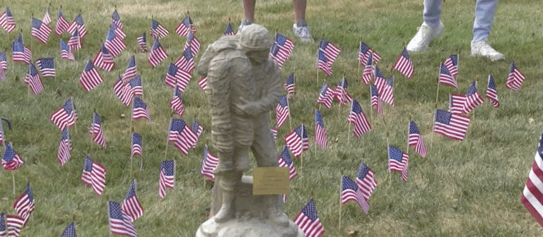 MU fraternity and local organization plant flags ahead of 9/11 remembrance ceremony