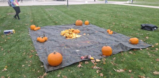 Fraternity raises funds with annual Pumpkin Smash
