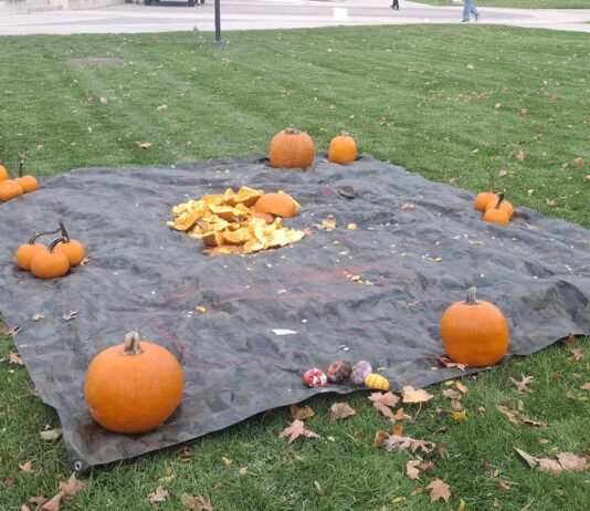 Fraternity raises funds with annual Pumpkin Smash