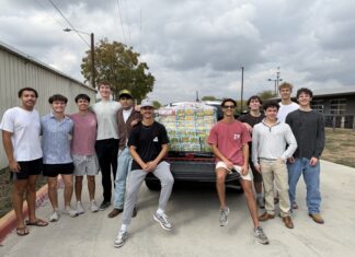 Texas State University IFC makes near-record-breaking donation to local food bank