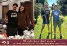Florida State University student honored with FSU Student Foundation’s inaugural philanthropic award